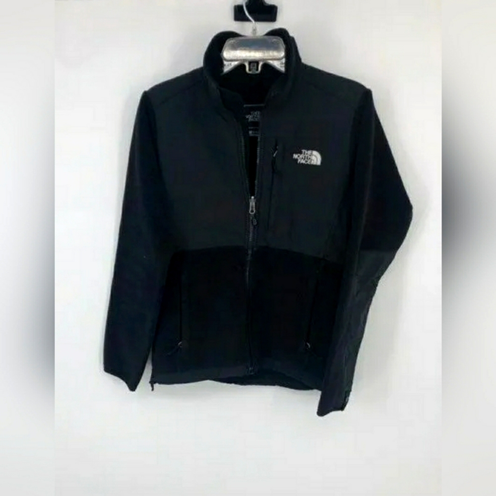 The North Face Black/ Full Zip/ Fleece/ Long Sleeve Jacket Coat - Size S
